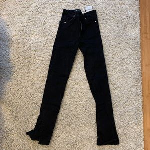 Zara flare black jean